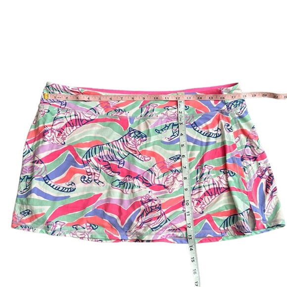Lilly Pulitzer Size XL Sandstripe Tiger Skirt Skort Luxletic Rare Unicorn - Picture 5 of 7
